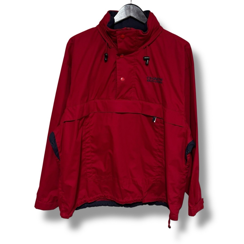 Vintage Chaps Ralph Lauren Men's Anorak Windbreaker Jacket Size XL 27‎ x 29